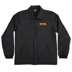 Thrasher X Santa Cruz Flame Dot Coach Jacket