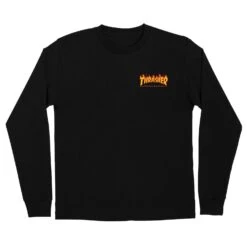 Thrasher X Santa Cruz Flame Dot L/S T-Shirt