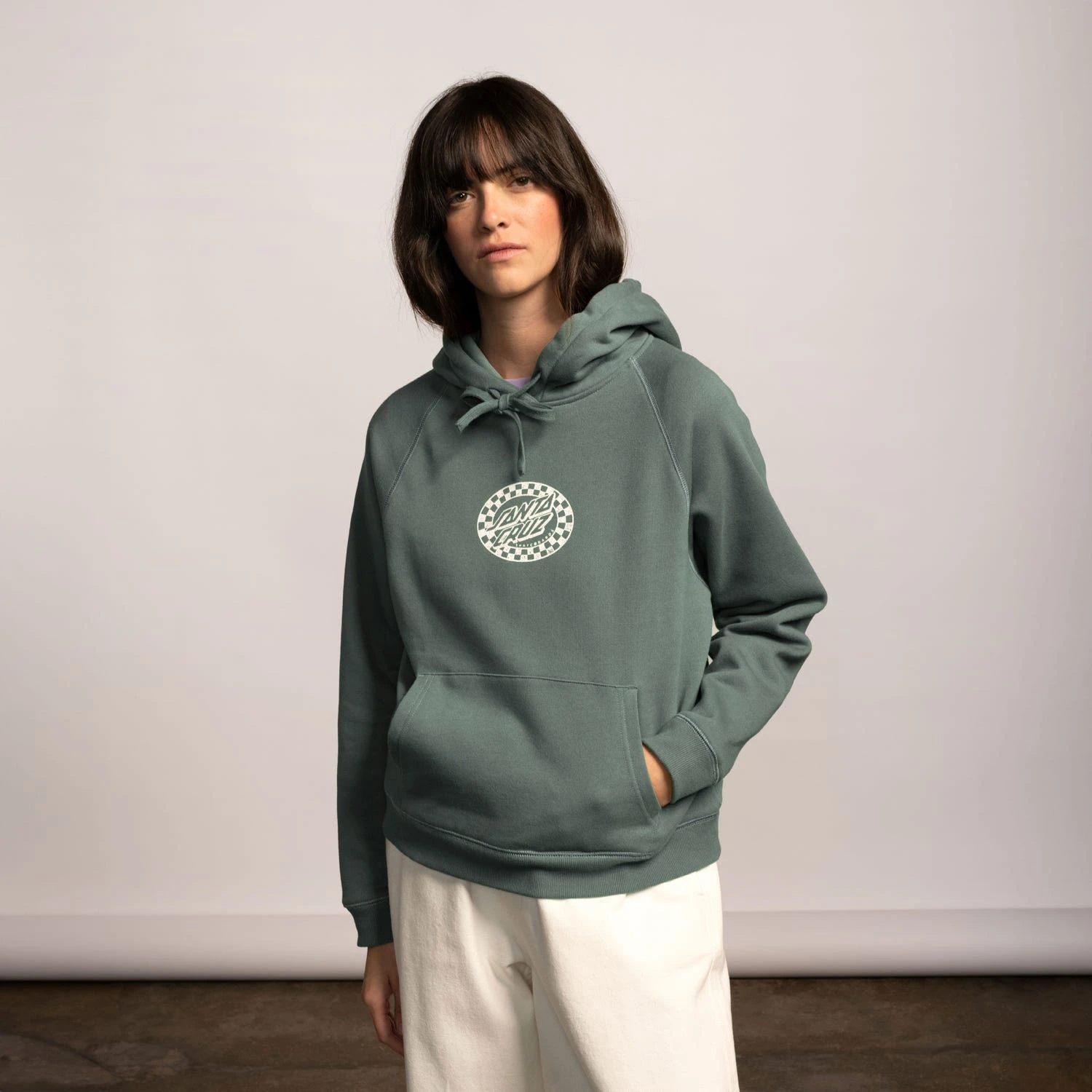 Check Oval Mono Front Hood 2 Check Oval Mono Front Hood - Image 2