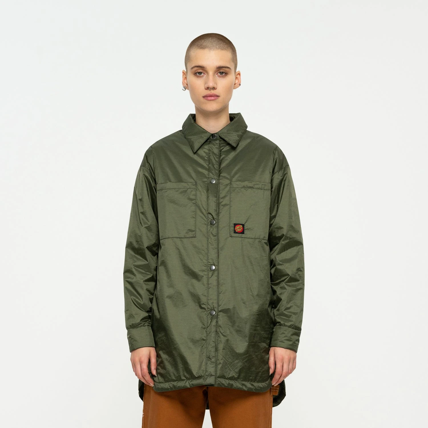 Classic Dot Padded Overshirt