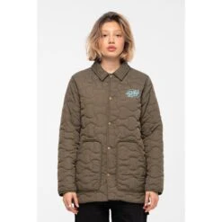 Oval Line Dot Quilted Jacket