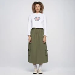 Strip Cargo Skirt