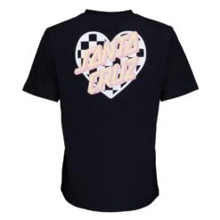 Heart Dot Check T-Shirt -StyleEdge Store b2c scawte 0200 3