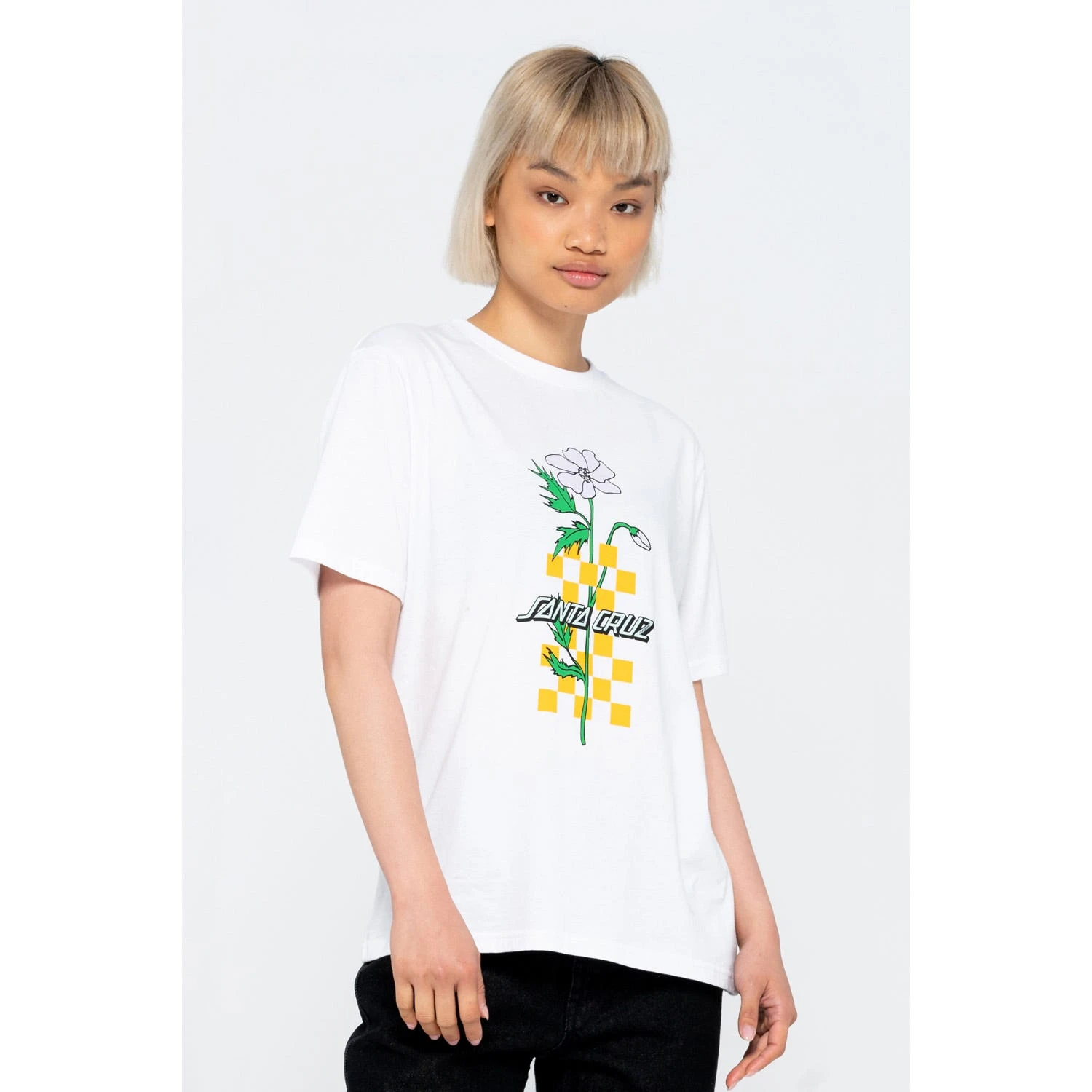 Checkerbloom Strip T-Shirt 1 Checkerbloom Strip T-Shirt