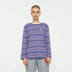 Other Dot Chest L/S T-Shirt -StyleEdge Store b2c scawtl 0087 2