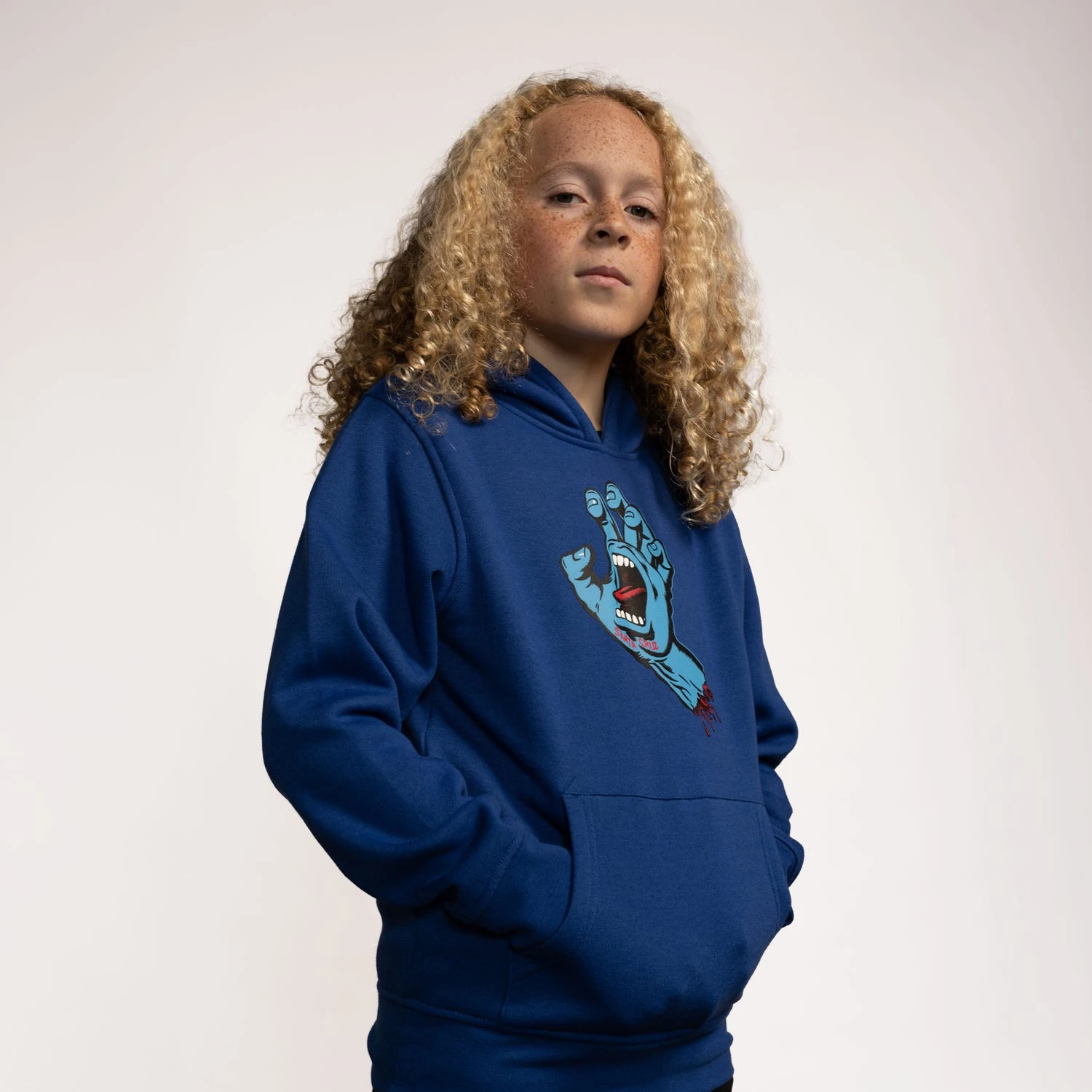 Youth Screaming Hand Hood 2 Youth Screaming Hand Hood - Image 2