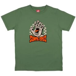 Youth Check Gateway Hand Front T-Shirt