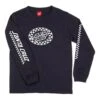 Youth Check Oval Mono Front L/S T-Shirt