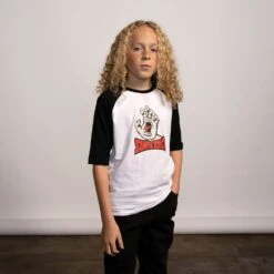 Youth Check Gateway Hand Front L/S T-Shirt -StyleEdge Store b2c scaytl 0018 2