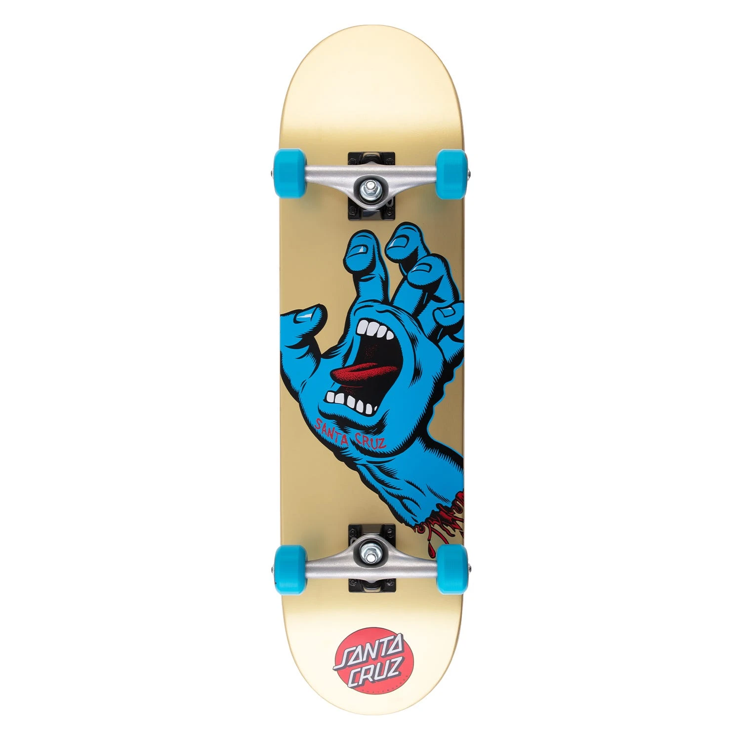 Screaming Hand Large Complete Skateboard 8.25" 1 Screaming Hand Large Complete Skateboard 8.25"