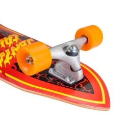Flame Dot Shark Carver Surfskate 9.85" X 31.52" -StyleEdge Store scr com 2042 3