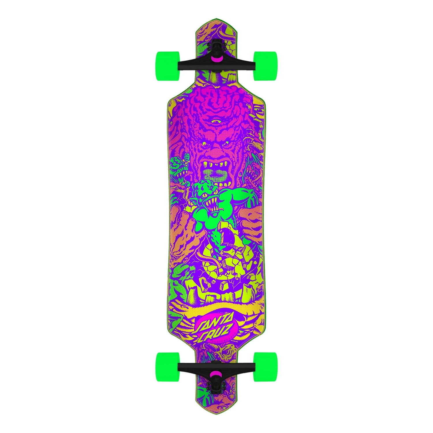 Santa Cruz Roskopp Five Drop Thru Longboard 9" X 36" 1 Santa Cruz Roskopp Five Drop Thru Longboard 9" X 36"