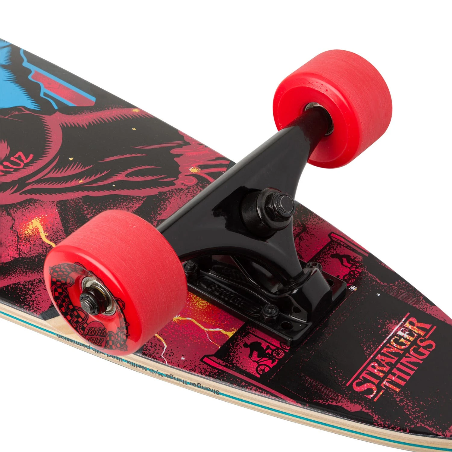 Santa Cruz Stranger Things Screaming Hand Pintail Longboard 9.2" X 33" 2 Santa Cruz Stranger Things Screaming Hand Pintail Longboard 9.2" X 33" - Image 2