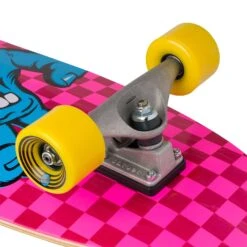 Santa Cruz Screaming Hand Check Carver Surfskate 9.8" X 30.2" -StyleEdge Store scr com 2075 2